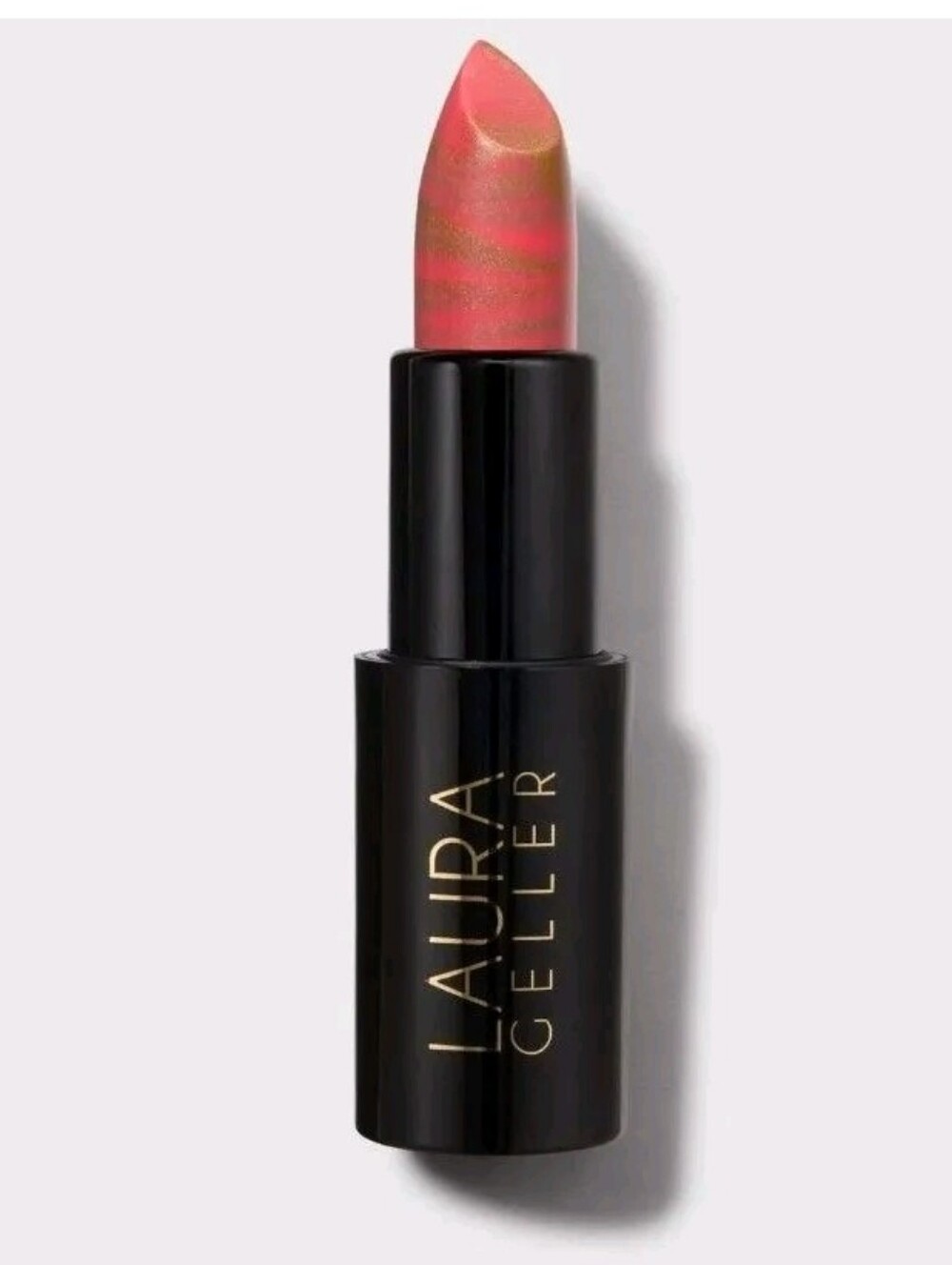 Laura Geller Italian Marble Lipstick in Strawberry Toffee with Magnetic Case